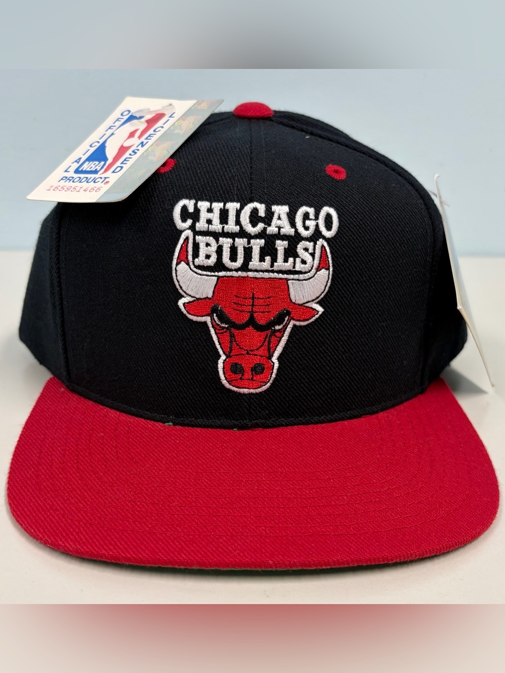 Vintage Chicago Bulls Classic Embroidered Wool Snapback Hat G Cap NBA Deadstock